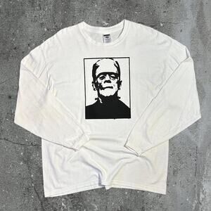 Frankenstiens monster graphic on vintage Jerzees skate grunge horror shirt